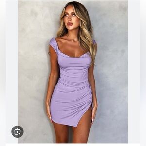 Tiger Mist Joslin Dress in Lilac